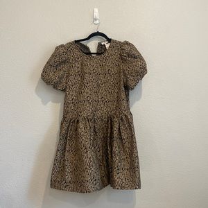 Beautiful black & gold cocktail dress!